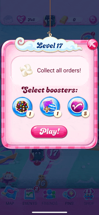 Party booster in-game demonstration