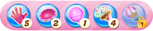 Strategic Booster Bar interface showing available boosters and quantities for tactical gameplay decisions