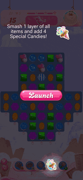 Booster mechanics demonstration showing strategic booster bar usage during gameplay