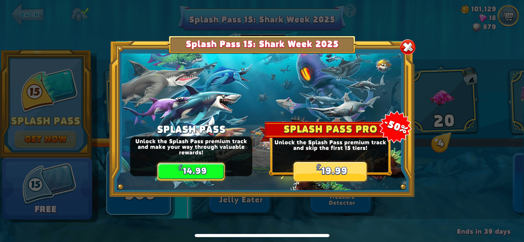 Splash Pass Extreme tier