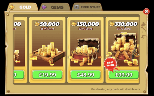Legacy shop system from 2016 showing rigid tab structure and fixed layouts