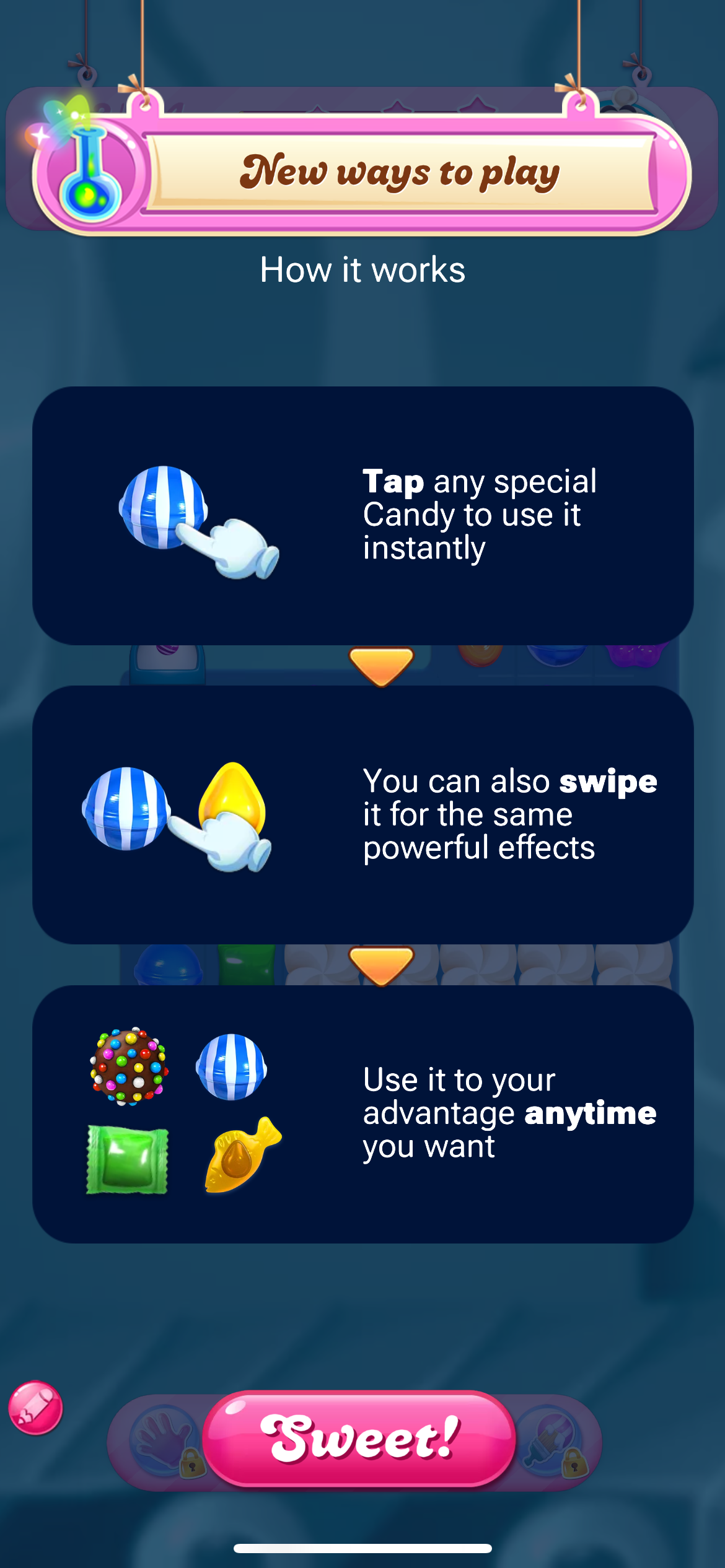 Old 3-step tutorial format