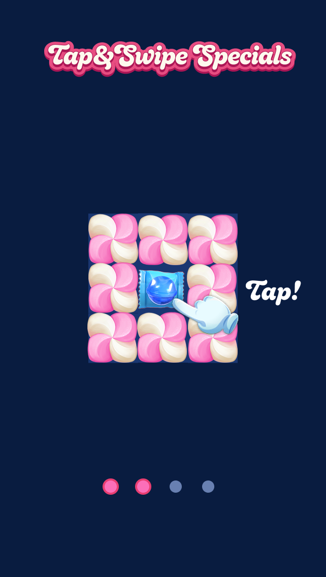 Page 2: Tap wrapped candy